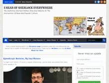 Tablet Screenshot of ihearofsherlock.com